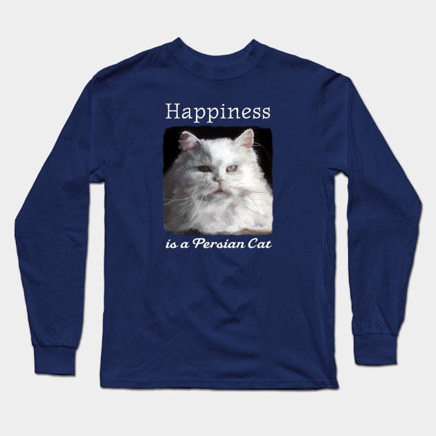 Happiness is a Cat Cat - Cute Cat Love Long Sleeve T-Shirt by jdunster